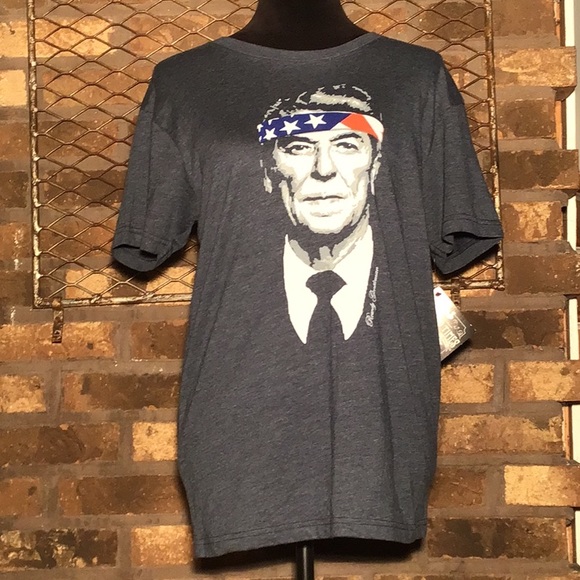 Rowdy Gentleman vintage collection Ronald Reagan t-shirt unisex S - Picture 1 of 3